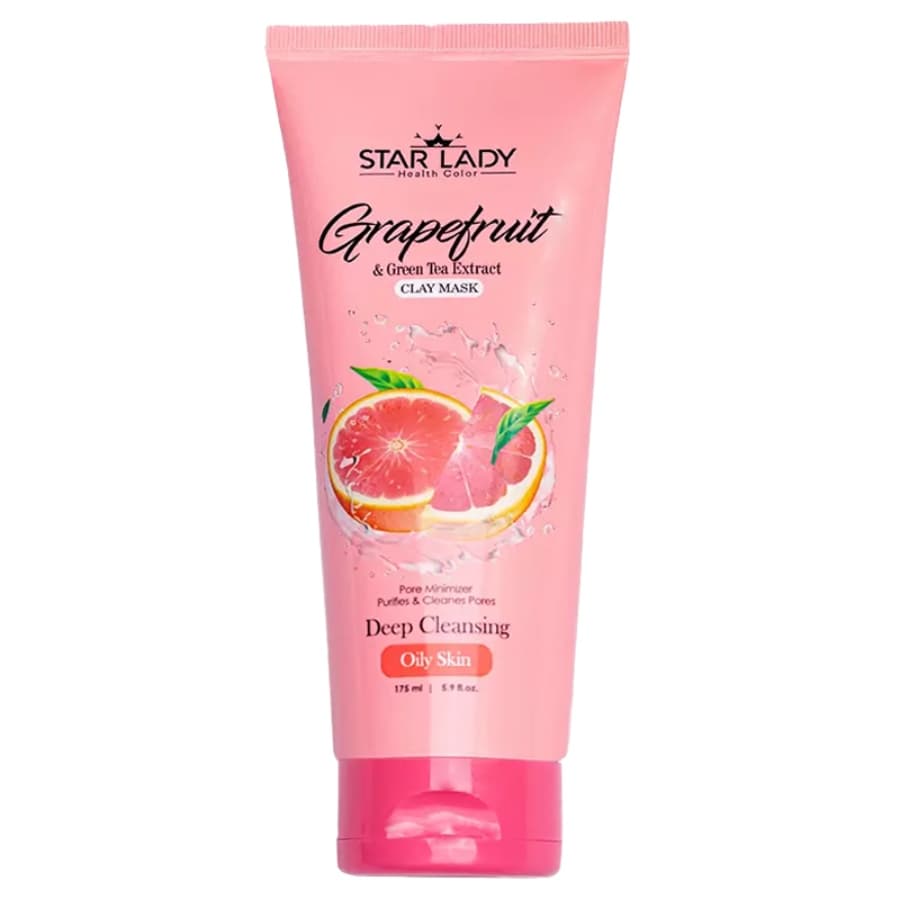 ژل ماسک صورت رس استارلیدی حاوی عصاره چای سبز و گریپ فروت حجم 175 میل