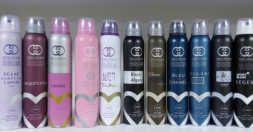 اسپری خوشبو کننده بدن دلوان