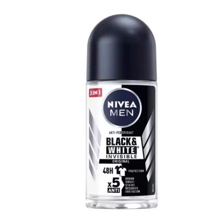 مام رول ضد تعریق نیوآ مردانه مدل Black & White invisible