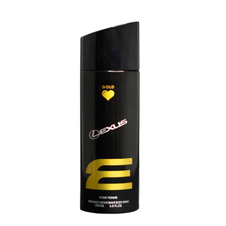 اسپری بدن زنانه رودیر مدل لکسوس گلد Gold Lexus حجم 200 میلی لیتر